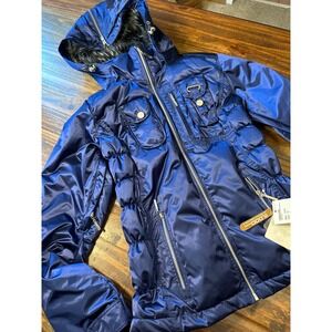 Obermeyer Leighton Jacket Ladies Parka Waterproof Breathable‎ Down Fill Ski Sz 8